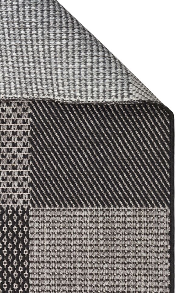 Soft Serisi Gri/Antrasit Renk Sisal Halı