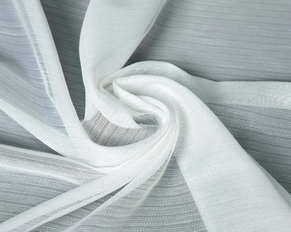 Tulle Serisi Düz Sade Beyaz Tül Perde BNT-3021