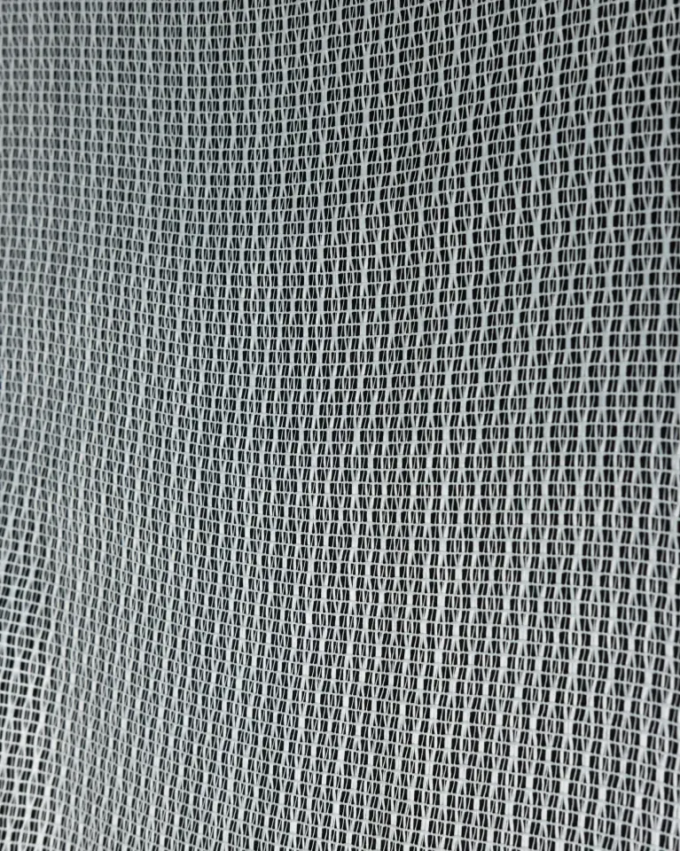 Tulle Serisi Dokulu Sade Beyaz Tül Perde BNT-3025