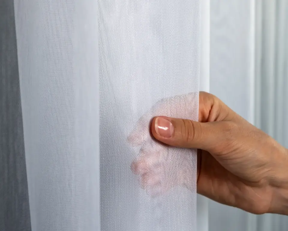 Tulle Serisi Düz Sade Beyaz Tül Perde BNT-3026