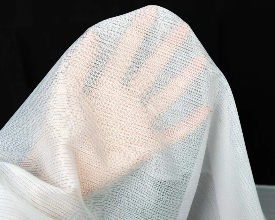 Tulle Serisi Düz Sade Beyaz Tül Perde BNT-3027
