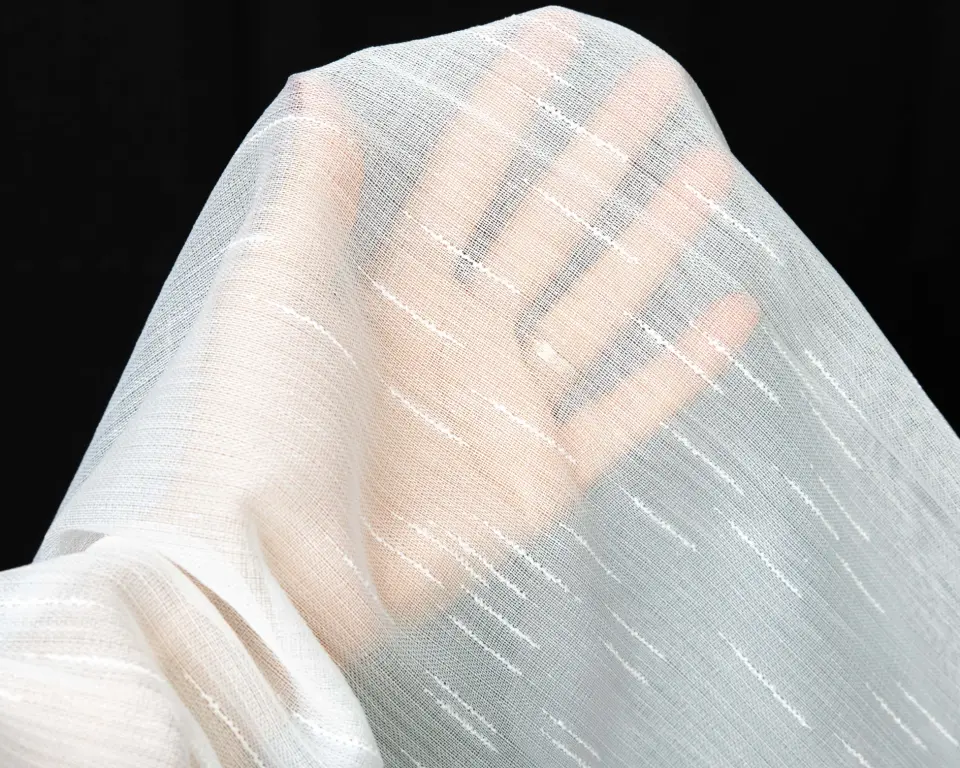 Tulle Serisi Modern Beyaz Tül Perde BNT-3031