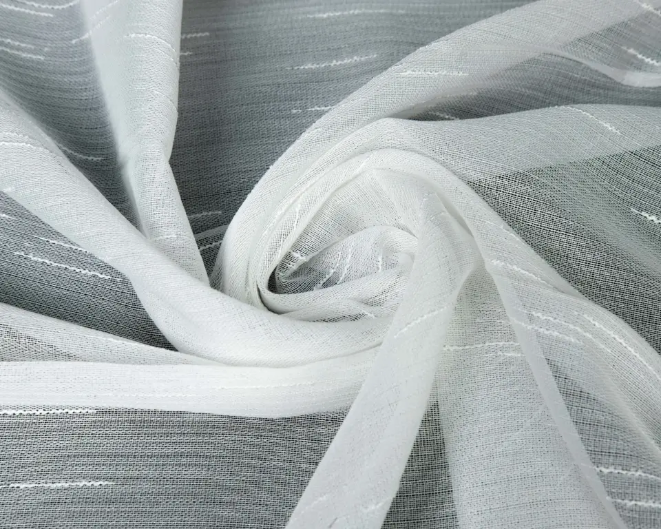 Tulle Serisi Modern Beyaz Tül Perde BNT-3031