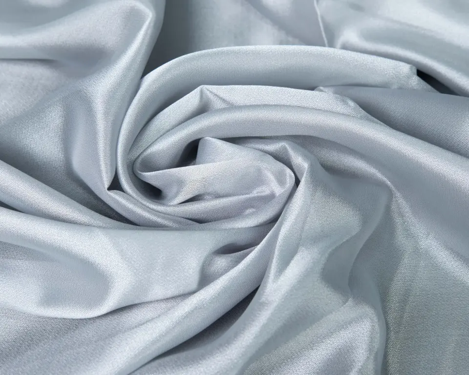 Tulle Serisi Parlak Sade Gri Renk Tül Perde BNT-3034