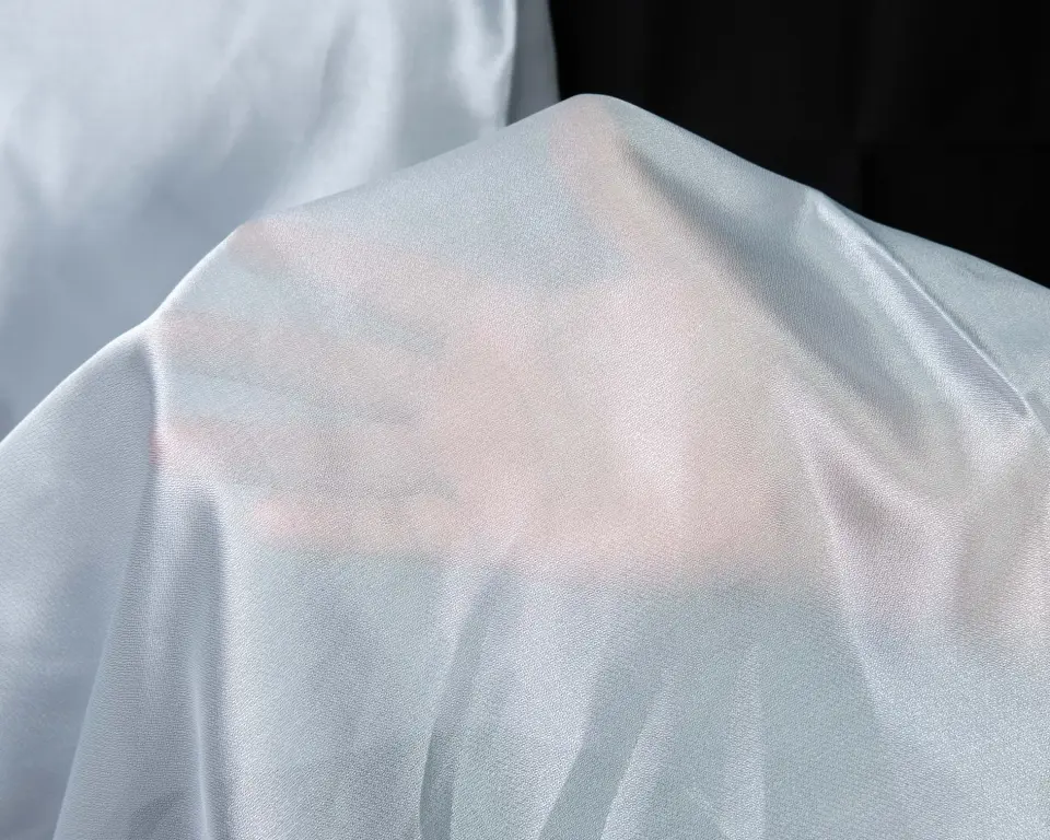 Tulle Serisi Parlak Sade Gri Renk Tül Perde BNT-3034