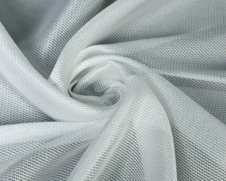 Tulle Serisi Düz Sade Beyaz Tül Perde BNT-3040