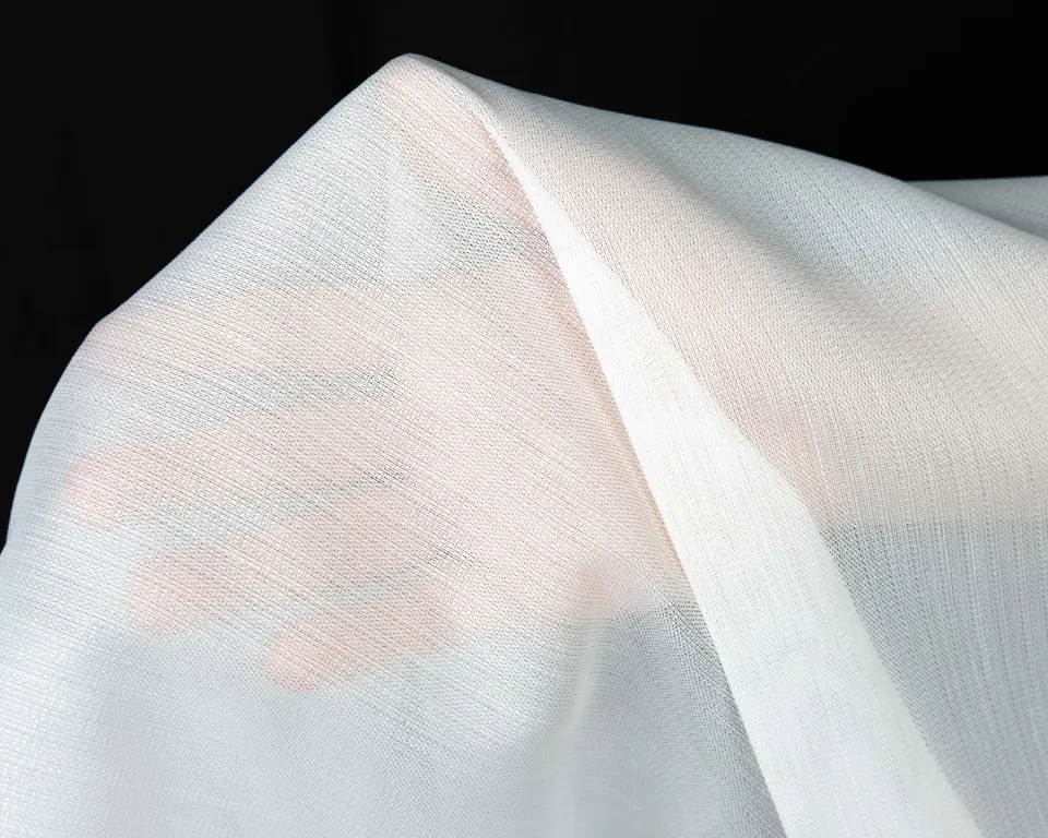 Tulle Serisi Düz Sade Beyaz Tül Perde BNT-3043