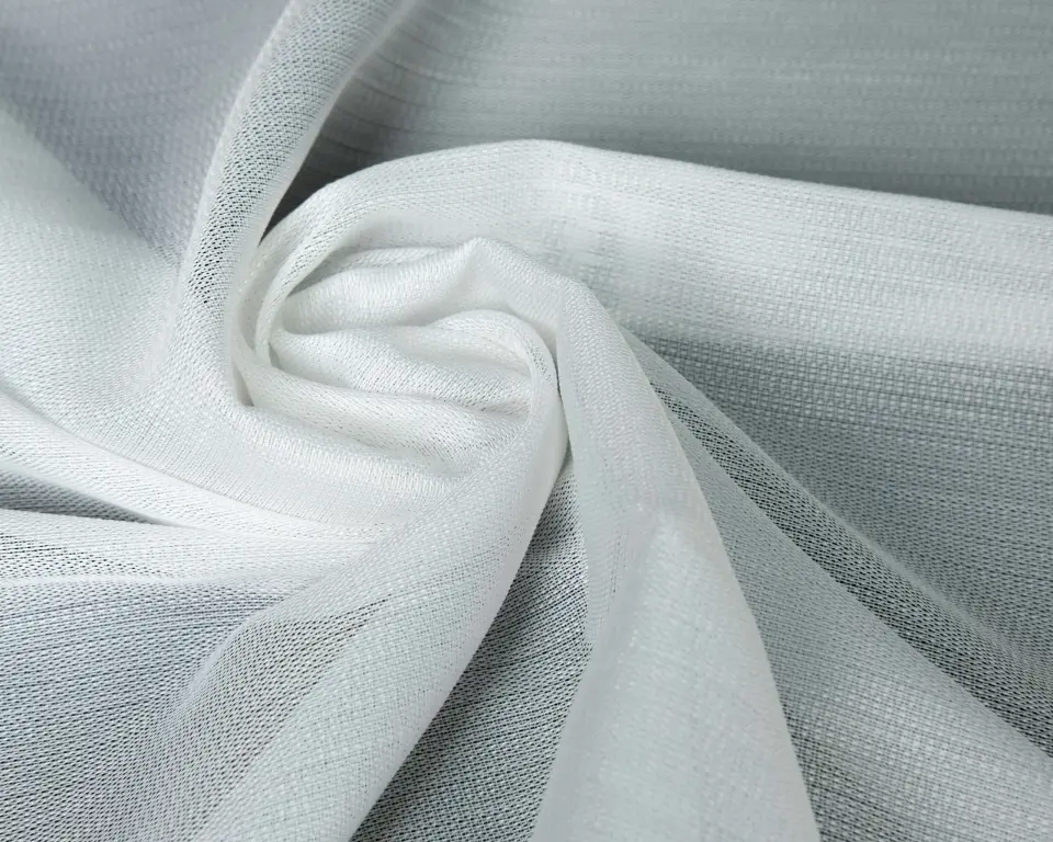 Tulle Serisi Düz Sade Beyaz Tül Perde BNT-3043