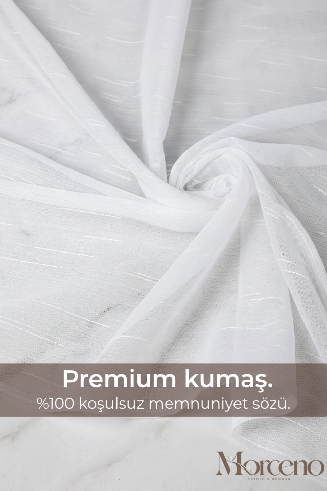 Zara Premium Mikrofiber Tül Perde - 1 Yıl Garantili