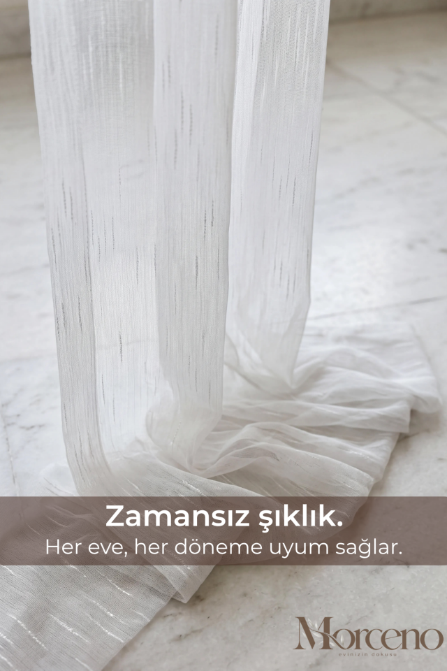 Zara Premium Mikrofiber Tül Perde - 1 Yıl Garantili
