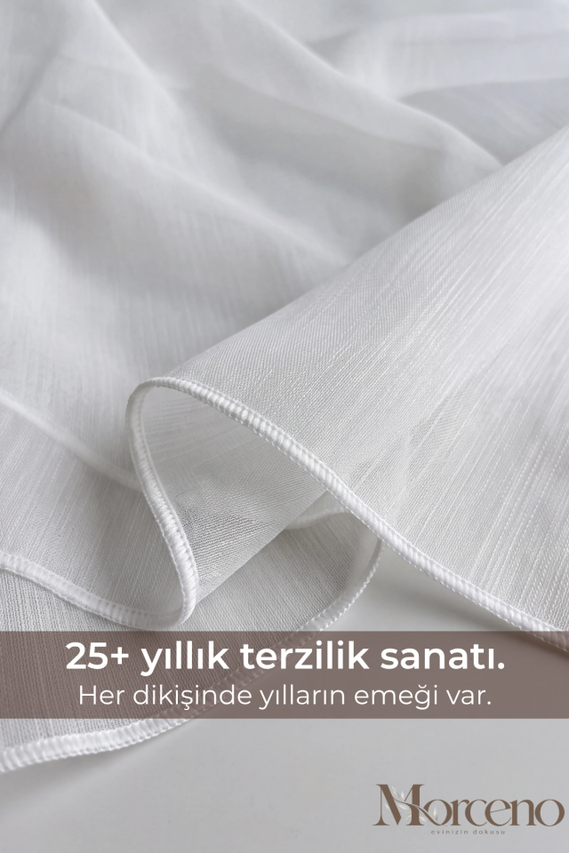 Aura Premium Soft Mikrofiber Tül Perde - 1 Yıl Garantili