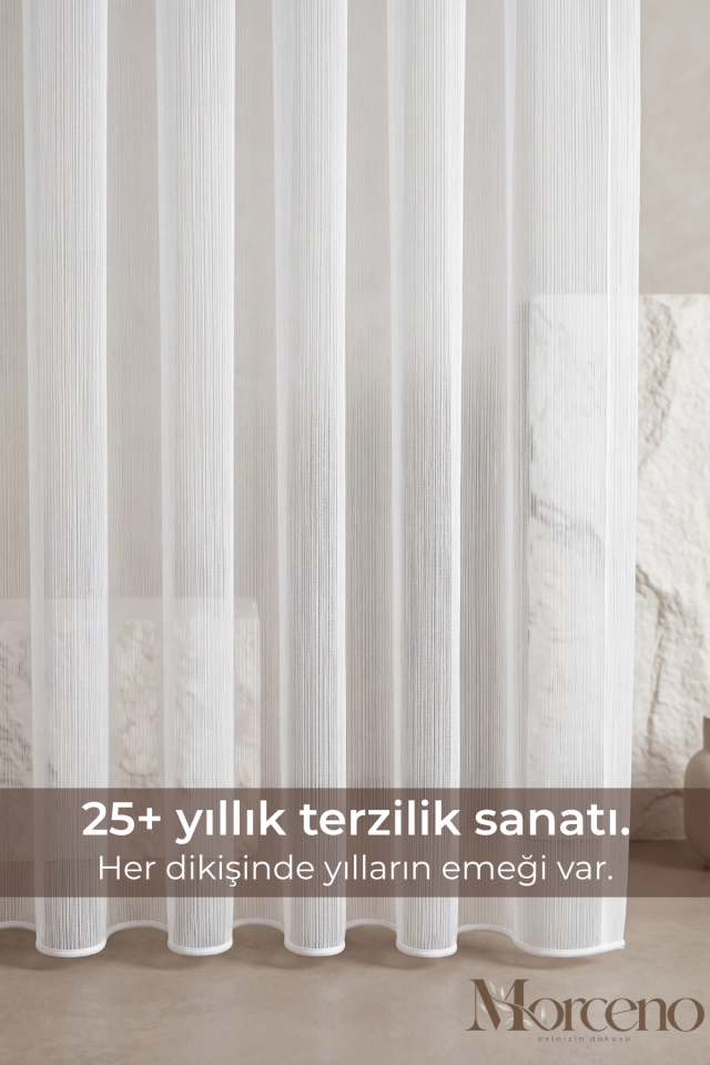 Mono Premium Soft Mikrofiber Tül Perde - 1 Yıl Garantili