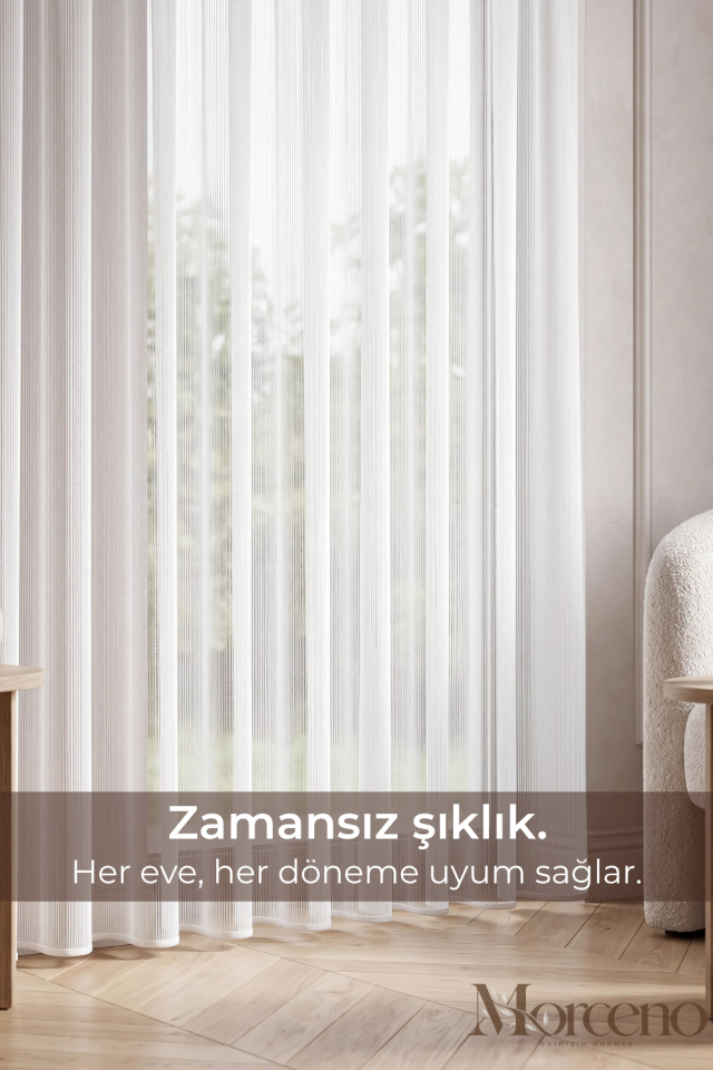 Mono Premium Soft Mikrofiber Tül Perde - 1 Yıl Garantili
